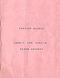 American Appliance Water Heater - Click here to open this manual.