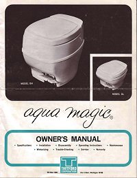 Aqua Magic Toilet - Click here to open this manual.